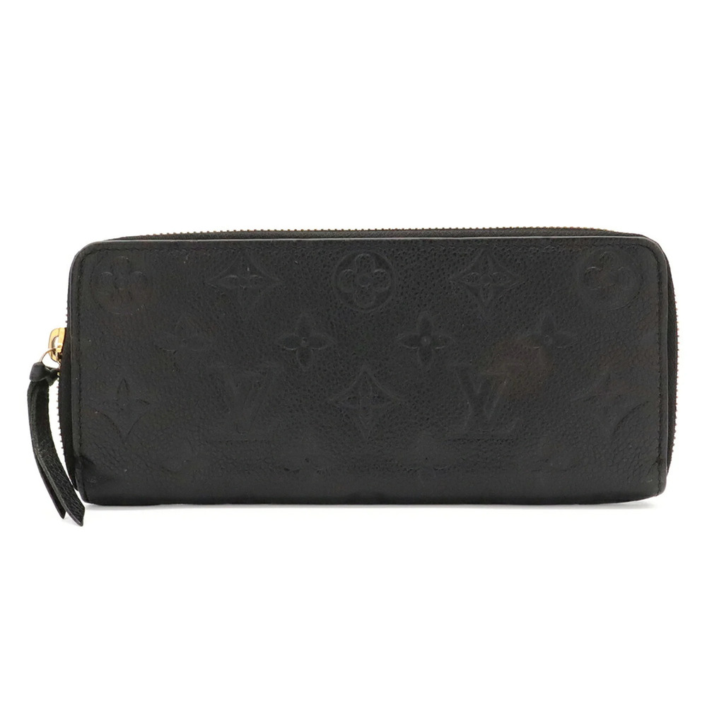 LOUIS VUITTON Louis Vuitton Monogram Empreinte Portefeuille Clemence Round Lo...
